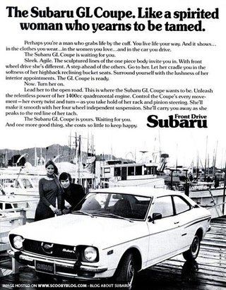 Illustration for article titled Ten Highly-Suggestive Automotive Print Ads